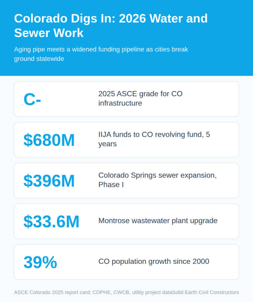 Colorado Digs In: 2026 Water and Sewer Work